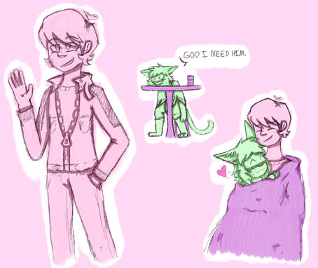Sketch page with various sizes, has single tone colouring with shading.