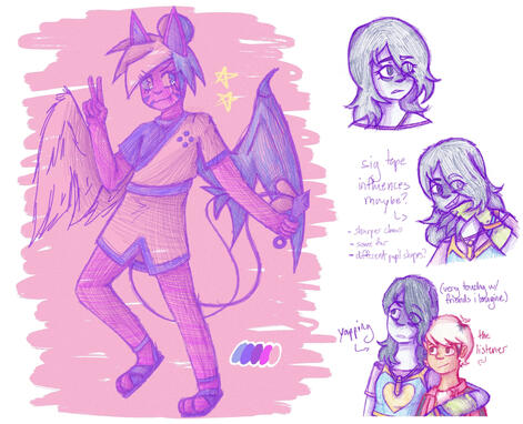 Sketch page with various sizes, with colouring and shading. Sketch page with various sizes, with colouring and shading.